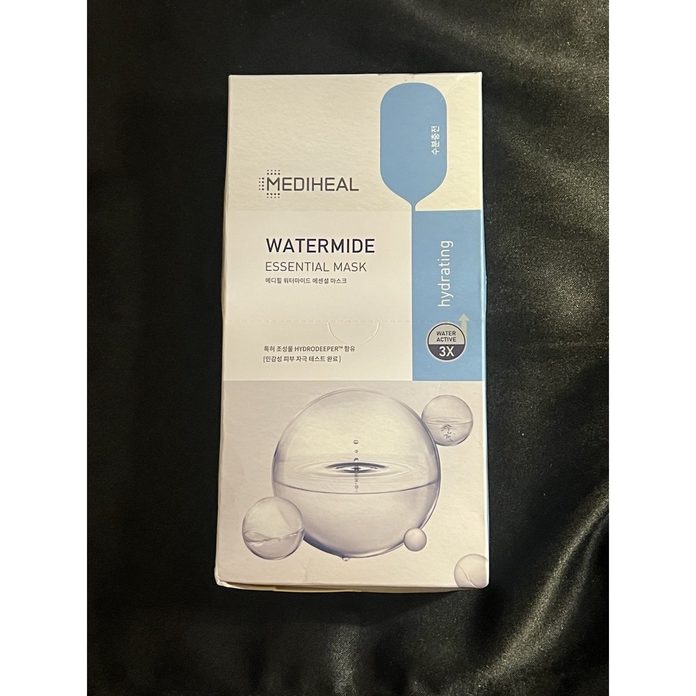 [Mediheal] Watermide Essential Face Mask 10 Sheets, Korean Face Mask, US Seller
